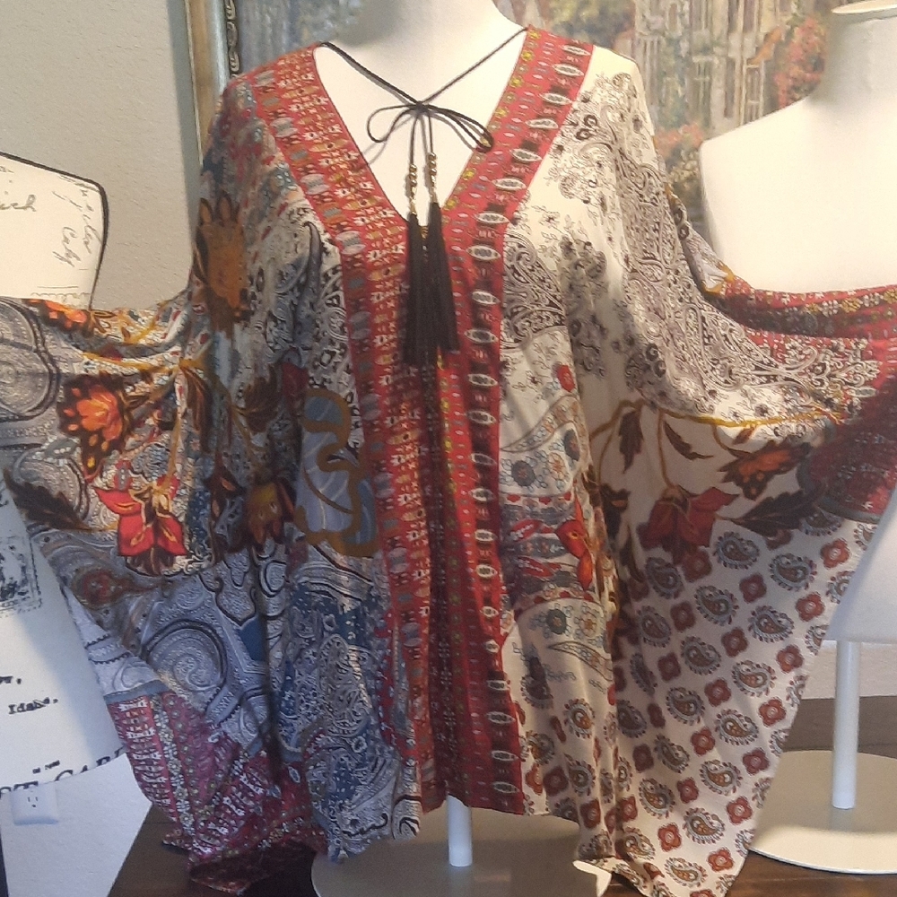 Bohemian Multicolor Kimono